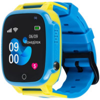 Смарт-годинник для дітей AmiGo GO008 GLORY GPS WIFI Blue-Yellow
