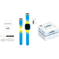 Смарт-годинник для дітей AmiGo GO008 GLORY GPS WIFI Blue-Yellow
