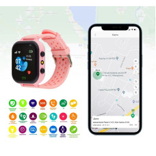 AmiGo GO009 Camera+LED WIFI Pink