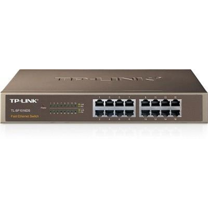 Комутатор не керований, мережеве обладнання, TL-SF1016DS  TP-LINK