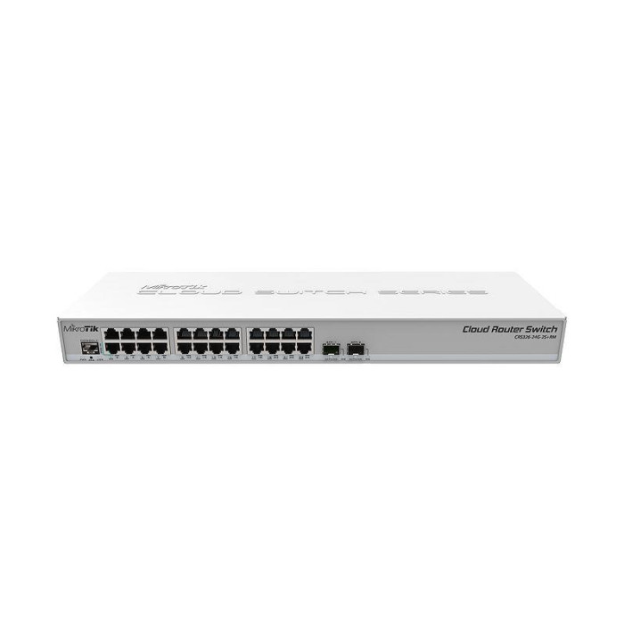 Мережевий комутатор EtherNet CRS326-24G-2S+RM MIKROTIK