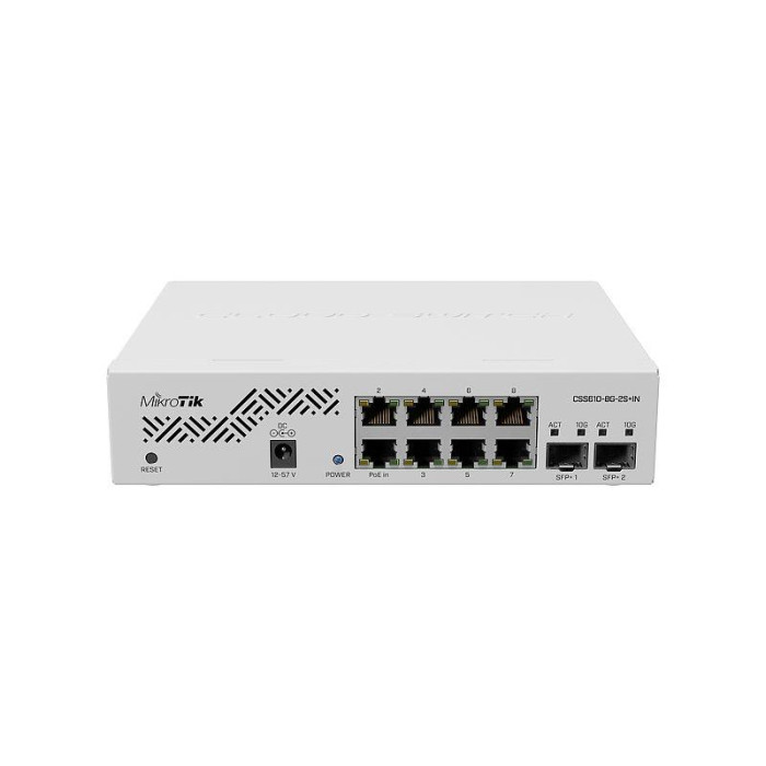 Мережевий комутатор Ethernet CSS610-8G-2S+IN MIKROTIK