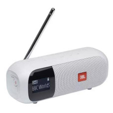 Акустична система портативна з БТ та тюнером (2 динаміка)JBLTUNER2WHT JBL