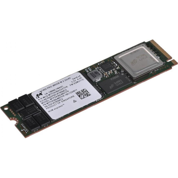 Твердотільний запам’ятовувальний пристрій накопичувач (SSD) G4 M.2 NVME 480GB 7450 PRO MTFDKBA480TFR MICRON
