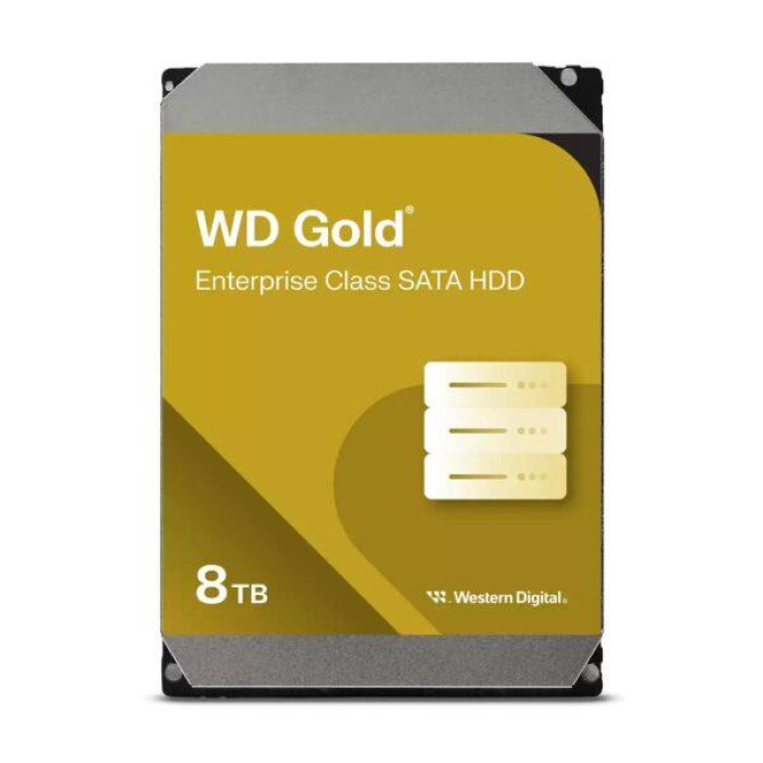 Запам’ятовувальний пристрій на жорстких дисках (HDD) SATA 8TB 7200RPM 6GB/S 256MB GOLD WD8005FRYZ WDC