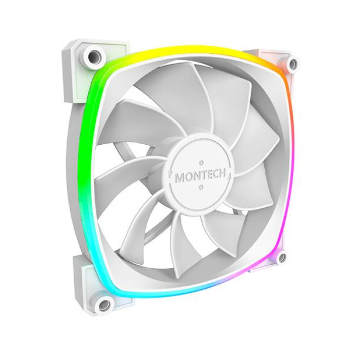 Корпусний вентилятор 120MM RX120 PWM WHITE MONTECH