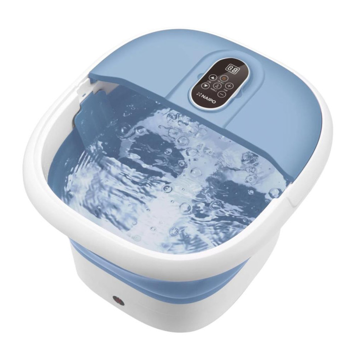 Масажер для ніг Naipo NPFT-SPA02 (blue) із функцією масажу Шиатцу, нагріванням та спа