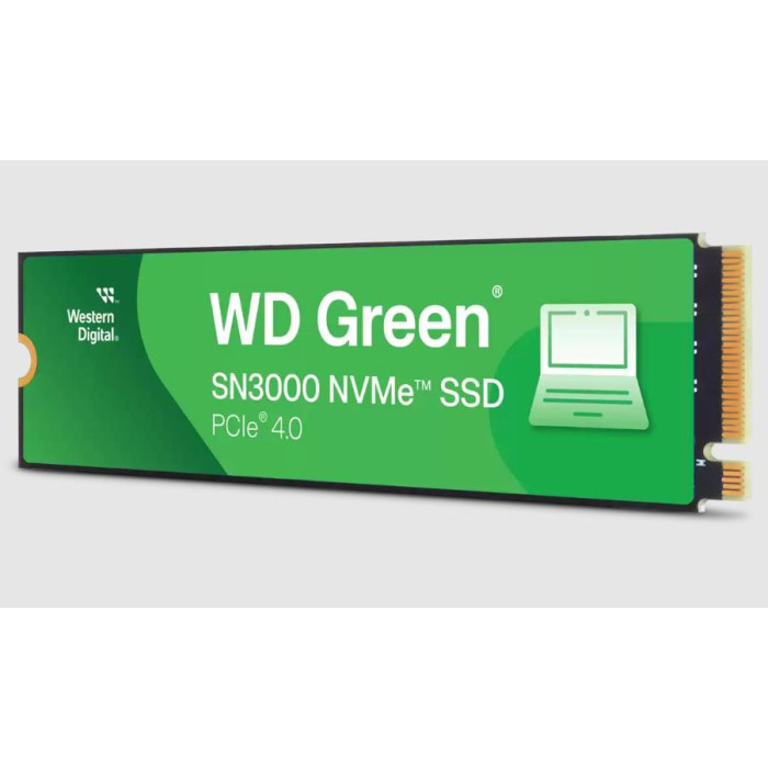 Твердотільний запам’ятовувальний пристрій накопичувач (SSD) G4 M.2 NVME 500GB GREEN SN3000 WDS500G4G0E WDC