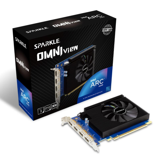Відеокарта PCIE16 ARC A310 4GB GDDR6 SA310F-4G SPARKLE