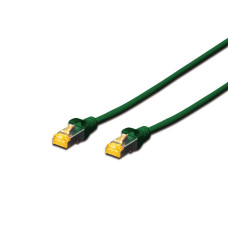 Патч-корд CAT 6A S-FTP, Cu, LSZH AWG 26/7, довжина 3 м, колір зелений, DK-1644-A-030/G DIGITUS by ASSMANN