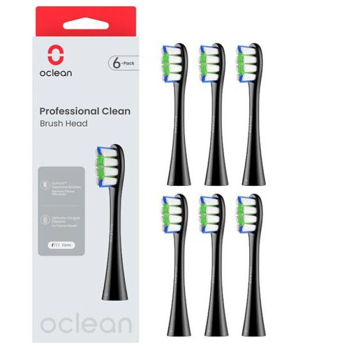Насадка Oclean Professional Clean Brush Head P1C5 B06 6psc Black