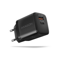 Мережевий зарядний пристрій AXAGON ACU-PQ30, QC3.0,4.0/AFC/FCP/PPS/Apple + PD type-C, 30W, black