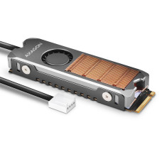 Радіатор з вентилятором для накопичувачів AXAGON CLR-M2FAN heatsink for M.2 SSD