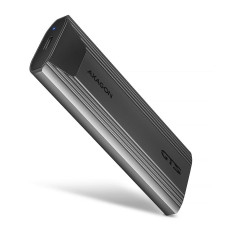 Зовнішній карман для накопичувачів AXAGON EEM2-GTS2 USB-C 10Gbps - M.2 NVMe & SATA SSD THIN SCREWLESS box