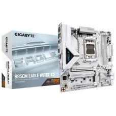Материнська плата AMD B850 SAM5 MATX B850M EAGLE WF6E ICE GIGABYTE