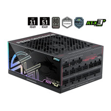 Блок живлення ATX 1600W MPG AI1600TS PCIE5 MSI
