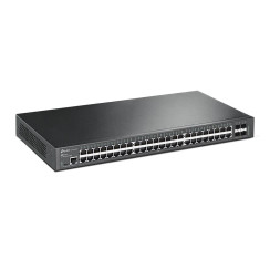 JetStream 48-портовий гігабітний L2 керований комутатор з 4 10GE SFP слотами, SG3452X TP-LINK