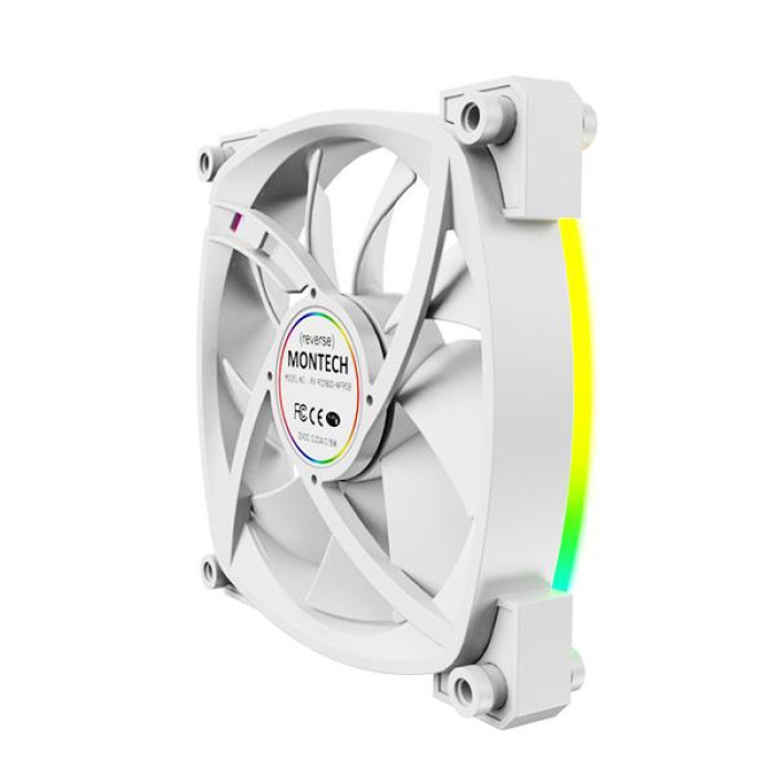 Корпусний вентилятор 120MM RX120 PWM WHITE MONTECH