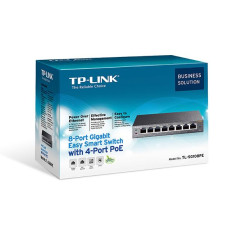 8-портовий гігабітний настільний РоЕ Easy Smart комутатор, TL-SG108PE  TP-LINK