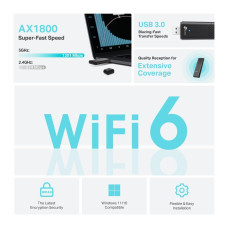 Бездротовий USB адаптер, Archer TX20U TP-LINK