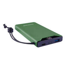 Портативний зарядний пристрій USB 10000MAH QC3.0 GREEN F10000 7332037 INTENSO