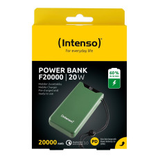 Портативний зарядний пристрій USB 20000MAH QC3.0 GREEN F20000 7332057 INTENSO