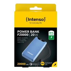 Портативний зарядний пристрій USB 20000MAH QC3.0 BLUE F20000 7332055 INTENSO