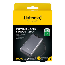Портативний зарядний пристрій USB 20000MAH QC3.0 GREY F20000 7332054 INTENSO