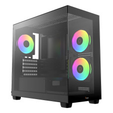 Корпус для комп'ютера MATX W/O PSU GAMMA-C52-BKD300XX-GL OCYPUS
