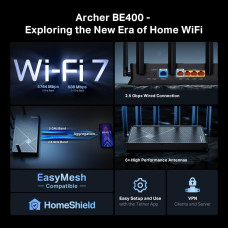 Маршрутизатор, Archer BE400 TP-LINK