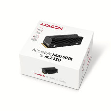 Радіатор з пасивним охолодженням для накопичувачів AXAGON CLR-M2XT heatsink for M.2 SSD