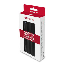 Зовнішній карман для накопичувачів AXAGON EEM2-GTR SuperSpeed+ USB-C - NVMe M.2 THIN RIB box