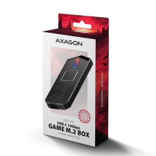 Зовнішній карман для накопичувачів AXAGON EEM2-GAM USB-C 10Gbps - M.2 NVMe & SATA SSD GAME M.2 box
