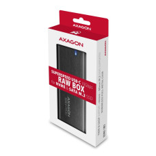 Зовнішній карман для накопичувачів AXAGON EEM2-SB2 SuperSpeed+ USB-C - M.2 NVMe & SATA SSD RAW box