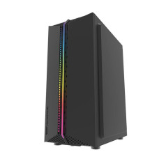 Корпус для комп'ютера DARK FLASH DK151 LED ATX без блока живлення, чорний