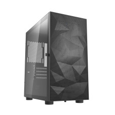 Корпус для комп'ютера DARK FLASH DLM21 MESH mATX без блока живлення, чорний