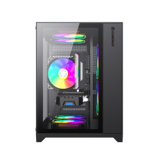 Корпус для комп'ютера MATX W/O PSU INFINITY MINI BLACK GAMEMAX
