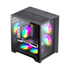 Корпус для комп'ютера MATX W/O PSU INFINITY MINI BLACK GAMEMAX