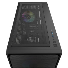 Корпус для комп'ютера ATX W/O PSU DELTA C70 BK ARGB (DELTA-C70-BKG400XX-GL) OCYPUS