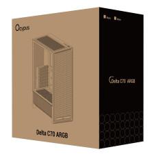 Корпус для комп'ютера ATX W/O PSU DELTA C70 BK ARGB (DELTA-C70-BKG400XX-GL) OCYPUS