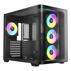 Корпус для комп'ютера IOTA C70 BK CURVE ARGB DIGITAL (IOTA-C70-BKD400CD-GL) OCYPUS