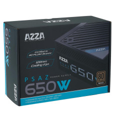 Блок живлення ATX 650W PSAZ-650B-WHITE AZZA