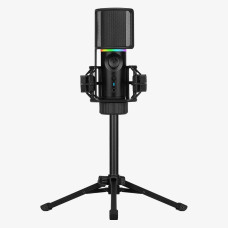 Мікрофон Streamplify MIC-48-RGB-TP, чорний