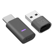 Головні бездротові навушники накладні з вбудованим мікрофоном LOGITECH- Zone 305 - MIDNIGHT BLACK - 2.4GHZ/BT - PLUGC - EMEA28-935 - BUNDLE  TEAMS