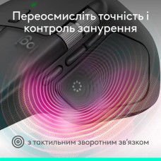 Маніпулятор миша бездротова LOGITECH MX Master 4 Performance Wireless Mouse for Business - GRAPHITE - 2.4GHZ/BT - N/A - EMEA28i-935