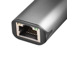 Мережевий адаптер AXAGON ADE-25RC SuperSpeed USB-C 2.5 gigabit, сірий
