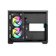 Корпус для комп'ютера MATX W/O PSU GAMMA C54 ARGB чорний (GAMMA-C54-BKD300XX-GL) OCYPUS