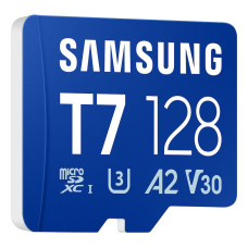 Карта пам’яті SAMSUNG MICRO SDXC T7 128GB, U3, V30, A2 до 170 Мб/с