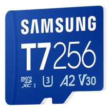 Карта пам’яті SAMSUNG MICRO SDXC T7 256GB, U3, V30, A2 до 170 Мб/с
