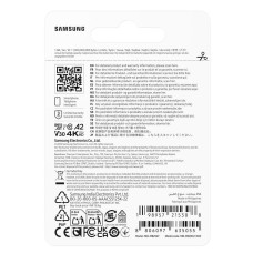 Карта пам’яті SAMSUNG MICRO SDXC T7 256GB, U3, V30, A2 до 170 Мб/с